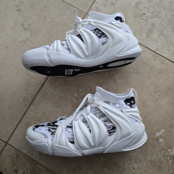 EQLZ 360 Phantom White and Black High-Top Sneakers SZ 11 main image 11